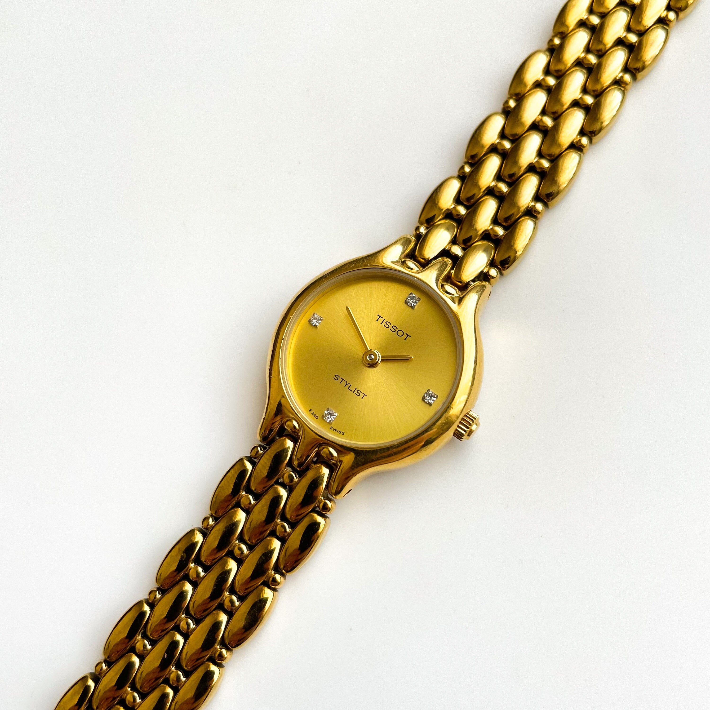 Ladies Vintage Gold Plated Tissot 1853 Quartz Watch