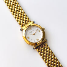 Load image into Gallery viewer, Vintage Christian Dior Gold-Plated Ladies&#39; Quartz Watch with White Dial
