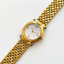 Load image into Gallery viewer, Vintage Christian Dior Gold-Plated Ladies&#39; Quartz Watch with White Dial
