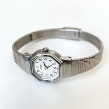 Load image into Gallery viewer, Ladies&#39; Silver-Tone Lorus Quartz Watch with Octagon Dial
