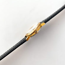 Load image into Gallery viewer, Gold-Plated Tissot Mechanical Watch with Black Leather Strap
