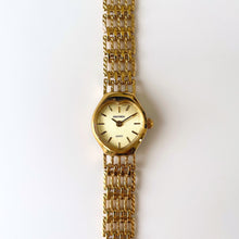 Load image into Gallery viewer, Vintage Heart Shaped Sekonda Quartz Watch with Bar Gate Link Bracelet
