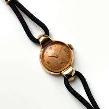 Load image into Gallery viewer, Vintage 18ct Solid Gold Zenith Art Deco Cordette Mechanical Watch
