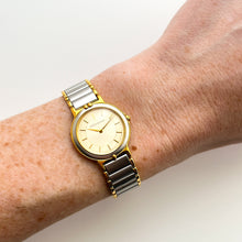 Load image into Gallery viewer, Vintage 90s Yves Saint Laurent Ladies&#39; Quartz Watch with Two-Tone Bracelet - Boxed
