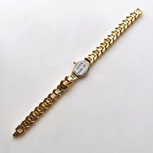 Load image into Gallery viewer, Rare Vintage 1993 Gold-Plated Ladies&#39; Seiko Quartz Watch With Diamond Bezel
