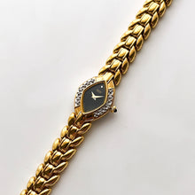 Load image into Gallery viewer, Rare Vintage 1993 Gold-Plated Ladies&#39; Seiko Quartz Watch With Diamond Bezel
