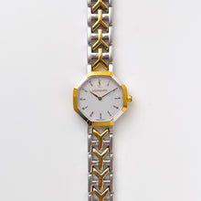 Load image into Gallery viewer, Vintage 90s Yves Saint Laurent Ladies&#39; Quartz Watch with Two-Tone Bracelet and White Octagon Dial
