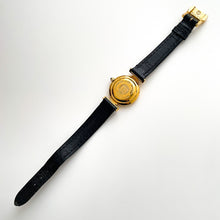 Load image into Gallery viewer, Ladies&#39; Vintage 90s Gold-Plated Fendi Quartz Watch with Black Dial
