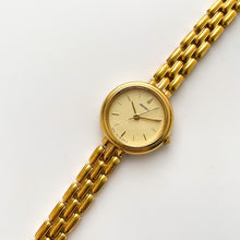 Load image into Gallery viewer, Vintage 1990s Gold-Plated Ladies&#39; Seiko Quartz Watch With Thin Bracelet
