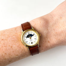 Load image into Gallery viewer, Vintage Timex Sun &amp; Moon Phase Quartz Watch
