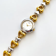 Load image into Gallery viewer, Vintage 1990s Two-Tone Ladies&#39; Seiko Quartz Watch With Heart Pattern
