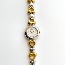 Load image into Gallery viewer, Vintage 1990s Two-Tone Ladies&#39; Seiko Quartz Watch With Heart Pattern
