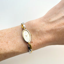 Load image into Gallery viewer, Vintage 1990s Two-Tone Ladies&#39; Seiko Quartz Watch With Intricate Bracelet
