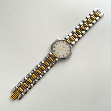 Load image into Gallery viewer, Vintage Two-Tone Christian Dior Unisex Quartz Watch with Octagon Dial
