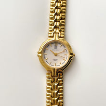 Load image into Gallery viewer, Vintage 1990s Gold-Plated Ladies&#39; Givenchy Quartz Watch with White Dial
