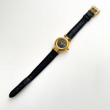 Load image into Gallery viewer, Ladies&#39; Vintage 90s Gold-Plated Fendi Quartz Watch with Black Dial
