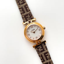 Load image into Gallery viewer, Ladies&#39; Vintage 90s Gold-Plated Fendi Quartz Watch
