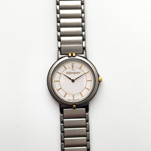 Load image into Gallery viewer, Vintage 90s Yves Saint Laurent Ladies&#39; Quartz Watch with Silver-Tone Bracelet
