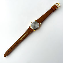 Load image into Gallery viewer, Vintage Constant Sun &amp; Moon Phase Quartz Watch with Light Brown Leather Strap
