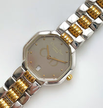 Load image into Gallery viewer, Vintage Two-Tone Christian Dior Ladies&#39; Quartz Watch with Grey Octagon Dial
