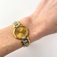 Load image into Gallery viewer, Vintage Two-Tone Christian Dior Ladies&#39; Quartz Watch with Octagon Dial
