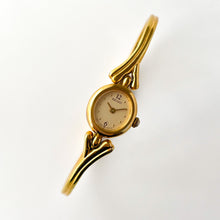 Load image into Gallery viewer, Tiny 1990s Gold-Plated Ladies&#39; Seiko Quartz Watch With Semi Bangle Bracelet
