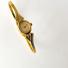 Load image into Gallery viewer, Tiny 1990s Gold-Plated Ladies&#39; Seiko Quartz Watch With Semi Bangle Bracelet
