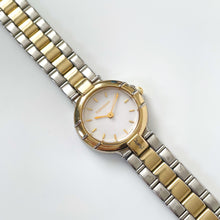 Load image into Gallery viewer, Vintage 90s Yves Saint Laurent Ladies&#39; Quartz Watch with Two-Tone Bracelet and White Dial
