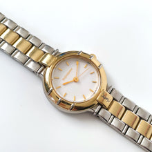 Load image into Gallery viewer, Vintage 90s Yves Saint Laurent Ladies&#39; Quartz Watch with Two-Tone Bracelet and White Dial
