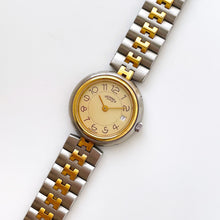 Load image into Gallery viewer, Vintage Two-Tone Hermès Profile Ladies&#39; Quartz Watch with Round Beige Dial
