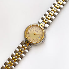 Load image into Gallery viewer, Vintage Two-Tone Hermès Profile Ladies&#39; Quartz Watch with Round Beige Dial
