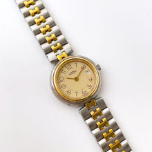 Load image into Gallery viewer, Vintage Two-Tone Hermès Profile Ladies&#39; Quartz Watch with Round Beige Dial
