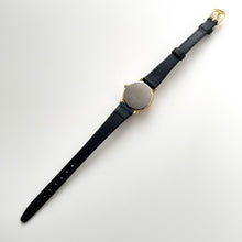 Load image into Gallery viewer, Vintage Ladies&#39; Accurist Moon Phase Quartz Watch with Black Leather Strap
