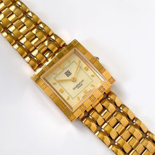 Load image into Gallery viewer, Vintage 1990s Unisex Gold-Plated Givenchy ‘Apsaras’ Quartz Watch with Beige Dial
