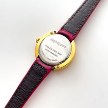 Load image into Gallery viewer, Vintage 90s Gold-Plated Yves Saint Laurent Ladies&#39; Quartz Watch with Pink Leather Strap - Boxed
