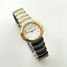 Load image into Gallery viewer, Vintage Two-Tone Christian Dior Ladies&#39; Quartz Watch with White Dial
