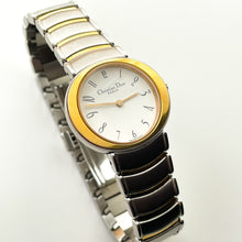 Load image into Gallery viewer, Vintage Two-Tone Christian Dior Ladies&#39; Quartz Watch with White Dial
