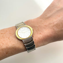 Load image into Gallery viewer, Vintage Two-Tone Christian Dior Ladies&#39; Quartz Watch with White Dial
