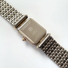 Load image into Gallery viewer, Vintage 1990s Unisex Two-Tone Givenchy ‘Life’ Quartz Watch with Rectangular Dial
