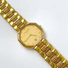 Load image into Gallery viewer, Vintage Gold-Plated Christian Dior Unisex Quartz Watch with Octagon Dial
