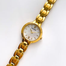 Load image into Gallery viewer, Ladies Pulsar (by Seiko) Watch with Gold-Plated Bracelet and Round Gold Dial
