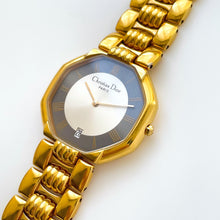 Load image into Gallery viewer, Vintage Gold-Plated Christian Dior Unisex Quartz Watch with Octagon Dial
