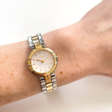 Load image into Gallery viewer, Vintage 90s Yves Saint Laurent Ladies&#39; Quartz Watch with Two-Tone Bracelet and White Dial
