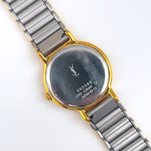 Load image into Gallery viewer, Vintage 90s Yves Saint Laurent Ladies&#39; Quartz Watch with Two-Tone Bracelet
