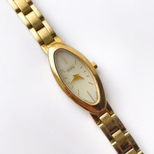 Load image into Gallery viewer, Vintage Ladies&#39; Gold-Tone Citizen Eco-Drive Solar Watch with Oval Dial
