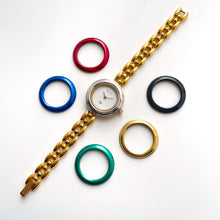 Load image into Gallery viewer, Rare Boxed 90s Gucci Quartz Watch with Interchangeable Bezels
