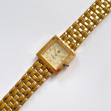 Load image into Gallery viewer, Vintage 1990s Unisex Gold-Plated Givenchy ‘Apsaras’ Quartz Watch with Beige Dial
