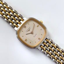 Load image into Gallery viewer, Vintage Ladies&#39; Two-Tone Longines Quartz Watch with Square Dial
