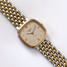 Load image into Gallery viewer, Vintage Ladies&#39; Two-Tone Longines Quartz Watch with Square Dial
