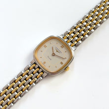 Load image into Gallery viewer, Vintage Ladies&#39; Two-Tone Longines Quartz Watch with Square Dial
